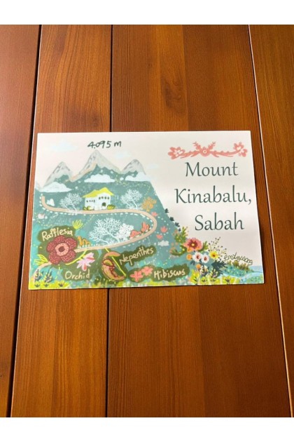 Emily Wong Postcard: P1 Mount Kinabalu
