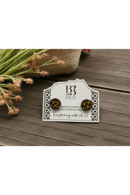 Borutak Borneo - Stud Earrings