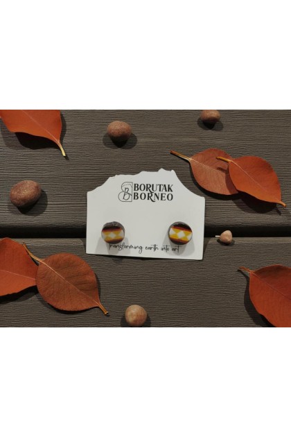 Borutak Borneo - Stud Earrings